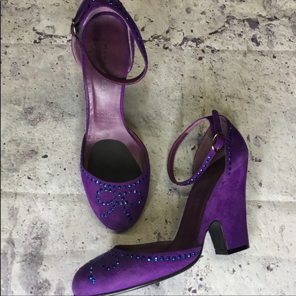 Marc Jacobs  violet RARE blue rhinestones … - Picture 2 of 5